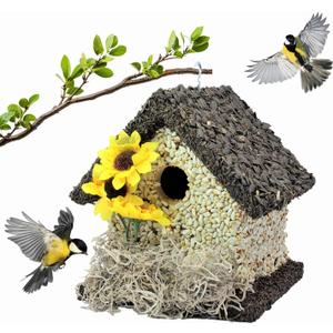 Mr. Bird All Season Wren Casita Wild Bird Seed Birdhouse 1.5 lbs