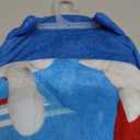 Sonic The Hedgehog, Anime, Bath/Pool/Beach Soft Cotton Terry Hooded Towel Wrap, 24 in x 50 in, By Franco Kids (Multicolor)
