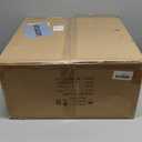 Gold Crystal Chandelier Modern 18" Round Semi Flush Mount Ceiling Light for Dining Living Room Bedroom & Foyer - Large Round Pendant Fixture