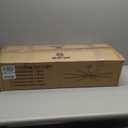 ZMISHIBO 72 inch Large Ceiling Fans with Lights and Remote, Indoor/Outdoor Black Modern Ceiling Fan for Kitchen Living Room Patio, 6 Speed Reversible Quiet DC Motor, 3 CCT, Dual Finish 8 Blades