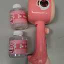 Giraffe Bubble Machine Gun, Bubbles Wands Maker For Toddlers With Bubble Solution Party Favors - Pink 