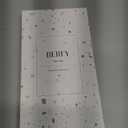 BERFY Compatible with iPhone 16 Plus Case Glitter, with 9H Tempered Screen Protector + Camera Lens Protector, [Non-Yellowing] Clear Sparkle Shockproof Hard Phone Case for Women 6.7", Shiny Clear