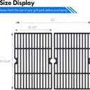 70-01-634 Grill Grate Replacement Parts for Dyna Glo Grill DGF350CSP DGF350CSP-D DGF350SNP DGF350SNP-D DG1-70-01-634-R 101-03011 Cast Iron Cooking Grate Grids Dyna-glo 2 Burner Gas Grill Grates Parts