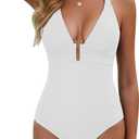 GRAPENT Beach Outfits for Women Swimming Suits for Women Cruise Wear White Large Fits US Size 12 to 14