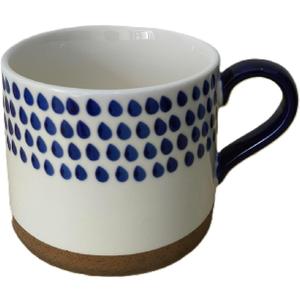 13 oz Hand-Painted Creative Design Tea Coffee Mug(BLUE-a)