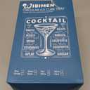 WIBIMEN Mini Ice Cube Trays, 0.55 Tiny Pebble Ice for Iced Coffee & Cocktails, Fast Chill, Easy Twist Release, Stackable with Lid & Storage Bin (4 Pack, Blue)