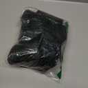 HUADYMEET Shoe Covers Disposable Non Slip For Indoors 100Pack(50 Pairs) Waterproof Shoes Protector Cover Durable Boot Booties Covers Fits up to size 11 US Men and 13 US Women,Large,Black