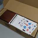 Walnut Nursery Book Shelves Wall Set of 4, Dark Wood Scalloped Floating Bookshelf for Wall, Cloud Wooden Hanging Shelving Unit for Kids Bedroom Baby Child Toddler Room Kitchen (Walnut Brown)