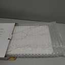 Stone Dish Drying Mats for Kitchen Counter (16x12In), Quick Dry Dish Drying Mat with Anti-Slip Pad, Absorbent Stone Dish Drying Mat, Match Any Countertop, White marble style, BPA Free, Designed in USA