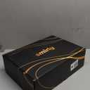 SMIRLY Wood Cutting Boards for Kitchen Wooden Chopping Board Set Reversible with Deep Juice Grooves Grip Handles, Large Charcuterie Tray, New Apartment Essentials, Carbonized Bamboo, 3Pcs with Holder