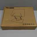 Abiglifty Book Stand for Reading,Adjustable Book Holder with 360 Rotating Base,Foldable Book Holder Stand for Cookbook,Textbook,Tablets, Laptops (Dark Wood)