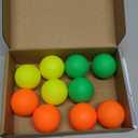 Pandahero Beach Paddle Ball Replacement Set - 12 Colorful High Visibility Waterproof Balls, Suitable for Smash Ball, Pro Kadima, and All Kinds of Outdoor Beach Paddle Games