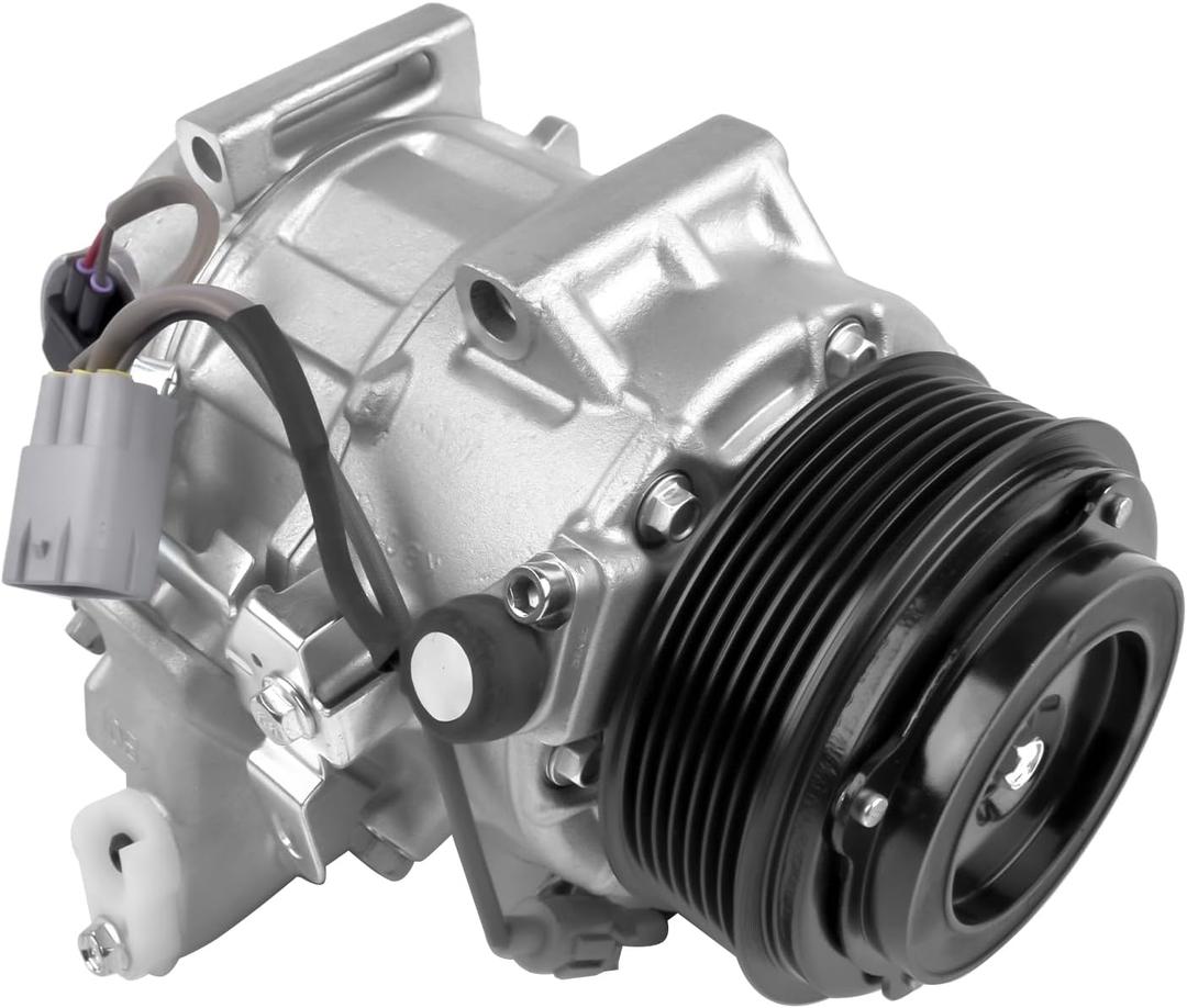 Air Conditioning AC A/C Compressor W/Clutch Replacement for 2008-2010 Toyota Highlander 3.5L Part# 158323, 157323, 88320-48150, 88320-48160, 88320-4815084, 88320-4816084