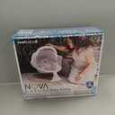 Jool Baby Nova Nature Baby Swing for Newborns with Natural Wood Toys, Electric Motorized Infant Swing, Bluetooth Music, Remote (Gray) (White)