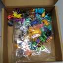 Celltestria 50Pcs Mini 3D Printed Animals for Kids Little 3D Printed Figurines for Party Favors Gifts Exchange Flexible Articulated Fidget Toys for Classroom Prize Rewards Goodie Bags