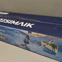 JESIMAIK Pool Vacuum, 18.5 GPM Suction Pool Vacuum for Above Ground Pool with Telescopic Pole, 60 Min Runtime, Cordless Pool Vacuum for Above & Inground Pools, Cleans Leaves and Debris