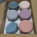 NETANY 6-pack 16 oz Overnight Oats Containers with Lids, Glass jars with Airtight Lids, Wide mouth Mason Salad jars, Glass Food Storage Containers for Snacks Yogurt Spice Sugar