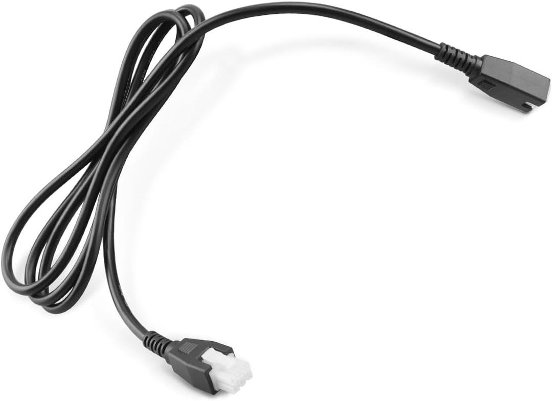 6-Pin Power Control Cable Fits for Smart Desk Lifting Desk Push Rod Motor, 5557 Rotary Female Cable, Power Signal Extension Cable 4.9 FT / 1.5 M
