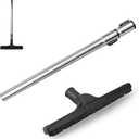 1-1/4" Vacuum Extension Tube & with Hardwood Floor Brush for Eureka Vacuum | Cleaner Accepting 1.25 inch | Vacuum Attachments 39inch