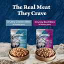 Blue Buffalo Wilderness Trail Toppers Wild Cuts Wet Dog Food Variety Pack, High-Protein & Grain-Free, Made with Natural Ingredients, Chicken and Beef Flavors, 3-oz Pouches, (12 Count, 6 of Each) (EXP 11/11/27)