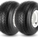 2PCS 18x8.50-8 Lawn Mower Tires with Rim, 18x8.5-8 Tire and Wheel for Riding Lawn Mowers Garden Tractor Turf Tires Golf Carts, 815lbs Capacity, 4 Ply Tubeless
