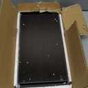 Cuteripe Black Desk Organizer Shelf Wooden Desktop Bookshelf Adjustable Desktop Organizer Shelves Small Book Shelf for Office Desk Supplies Home Storage Natural Stand Decor (Black, Style2)