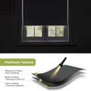 100% Blackout Cordless Roller Window Shades, Free-Stop Black Out Blinds for Indoor Windows,Thermal Insulated UV Protection,Window Shades Pull Down for Home,Office,Easy to Install,33" W x 72" H, Black