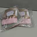 2 x 2 Pcs Static Pet Hair Removal Gloves for Dogs & Cats, Newly Upgraded Thickened Reusable Electrostatic Hair Removal Gloves, Pet Hair Removal Tool for Clothing, Couch, Carpet, Car Seats (1 Pcs Grey + 1 Pcs Pink)