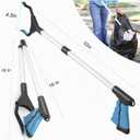 2-Pack Grabber Tool, 32" Long Reacher Grabber Pickup Tool, Trash Picker Grabber for Elderly Grab It Reaching Tool, Garbage Picker Upper Grabber, Litter Pick Up Grab Tool, Claw Grabber