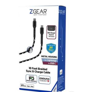 Zgear 2 PCS Adaptive Fast Charger Wall Charger, 10 Foot Braided Sync Zgear 2 PCS Adaptive Fast Charger Wall Charger, 10 Foot Braided Sync