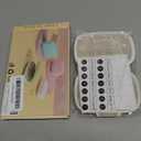 Holii Travel Pill Organizer, 8 Compartments Portable Pill Case, Daily Pill Box to Hold Vitamins, Small Pill Container for Pocket Purse Medicine OrganizerKhaki