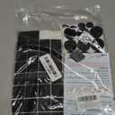 Felt Furniture Pads 300 Pieces, Furniture Pads for Hardwood Floors, Felt Pads for Chair Legs Furniture, Floor Protectors for Furniture Black