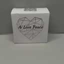 AI LOVE PEACE Ramen Bowl, 40 oz Microwaveable Noodle Cooker for Ramen, Pho, Soup, and Pasta, Dishwasher Safe and Portable, Ideal for Home, Office, Dorm, or Gift (Orange)