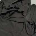 Men's Long Sleeve Button Up Shirts Solid Slim Fit Casual Business Formal Dress Shirt (Black, Small)