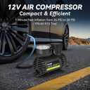 VCANENERGY Car Emergency Safety Kit Bag with Portable Air Compressor, Jumper Cables,First Aid Kit, Tire Pressure Gauge, Auto Vehicle Safety Road Side Assistance Kits Essentials,for Women, Men, Teen