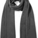 Scarf for Women, Pashmina Shawl Wraps for Evening Dresses, Large Winter Scarves Women, Scarf for Winter, Grey