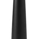 Elements 8.4 Inch Black LED Rechargeable Metal Lamp - Touch Control Desk Lamp with 3 Light Colors, Stepless Dimming, 1200mAh Battery, USB-C Charging, Perfect for Home Office, Bedroom, Living Room