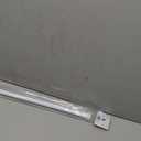 Kenney KN633 Rogers Twist & Fit No Tools Easy to Install Tension Curtain Rod, 28-48" Adjustable Length, White Finish, 5/8" Diameter Steel Tube