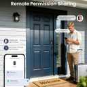 Veise VE027 Built-in Wi-Fi Smart Lock, Fingerprint Keyless Entry Front Door Lock, App Remote & Voice Control, No Hub Needed, Touchscreen Keypad Deadbolt, IP65 Waterproof, BHMA Grade 3, Matte Black