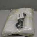 8x10FT Clear Waterproof Tarps(Increase Grommets, Windproof Rope +Ties) Poly Tarpaulin Outdoor Garden Rainproof Covering, Clear Vinyl Tarp with for Patio, for Covering Henhouse Porch Canopy Plant Camping