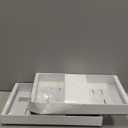 DEKAVA 2 Pack Pull Out Cabinet Organizer Expandable, Adhesive with Nano Film, Pull Out Drawers for Cabinets in Kitchen, Pantry or Bathroom (White, 21"DEEPX[12"-20'']Width-2PACK)