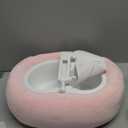 Tablet Pillow Stand, Compatible with 5"-12.9" Kindle, iPad, Phone/Tablet, Google, Samsung, 360 Rotating Phone Holder for Bed, Soft Plush Fabric, Detachable Bowl, Reading and Relaxation on Bed, Pink