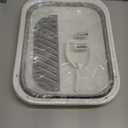 Collapsible Kitten Litter Box, 17.7 x 13.4 x 5 inch Open Cat Potty Pan with Scoop Foldable Shallow Cat Toilet Anti-Splashing Low Entrance Travel Litter Box with Falling Sand Pedal Grey