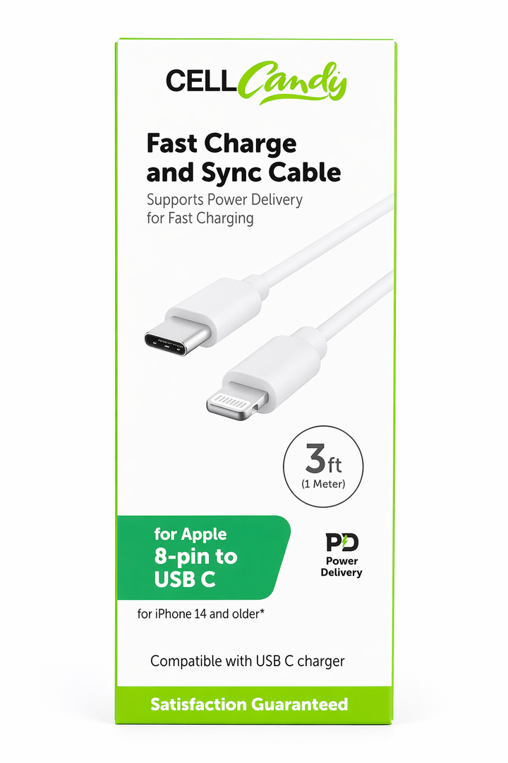 Cell Candy for Apple 8-pin to USB C