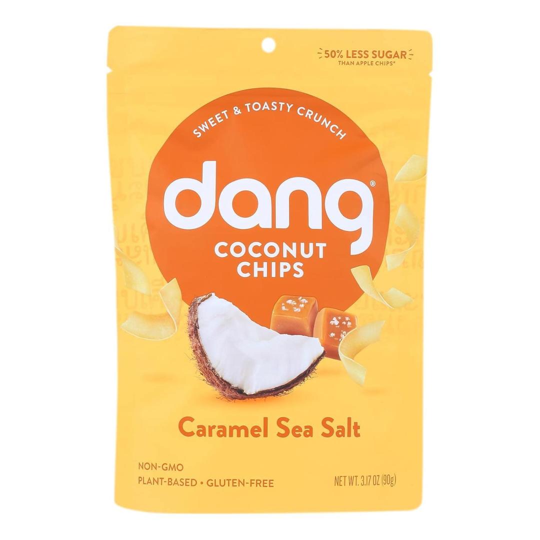 Dang Caramel Sea Salt Toasted Coconut Chips, 3.17 Ounce -- 12 per case. by Dang, Best By: 01/09/2025
