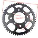 53 Tooth Rear Chain Sprocket ID 76mm for 420 Chain 50CC 70CC 90CC 110CC 125CC 250CC Pit Dirt Bike ATV Quad Bike Motorcycle