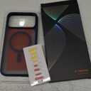 TORRAS Stronger Magnetic & Shockproof for iPhone 17 Pro Max Case, Fit for MagSafe, Military Grade Drop Protection, Camera Control, DIY Button, Slim for iPhone 17 Pro Max Case Translucent Deep Blue