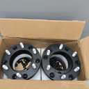 VLAOSCHI Black Forged 5x5.5 to 6x5.5 Wheel Adapters 2 Inch Compatible with Dodge F-ord (Adapt 6 Lug Rim on 5 Lug Truck) for 1994-2018 R-AM 1500 | 1975-1996 F150 | 1966-1996 Bronco - Pack of 4