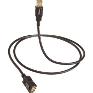 Amazon Basics USB-A 2.0 Extension Cable, Male to Female, 480Mbps Transfer Speed, 9.8 Foot, Black