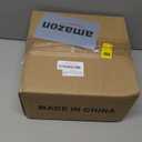 Brightever Set of 3 Christmas Lighted Gift Boxes for Christmas Porch Decor - 10" 8" 6", Plug-in Xmas Present Box in 3 Colors with 70 LED Mini String Lights, Vintage Ornaments Set for Tree Fireplace